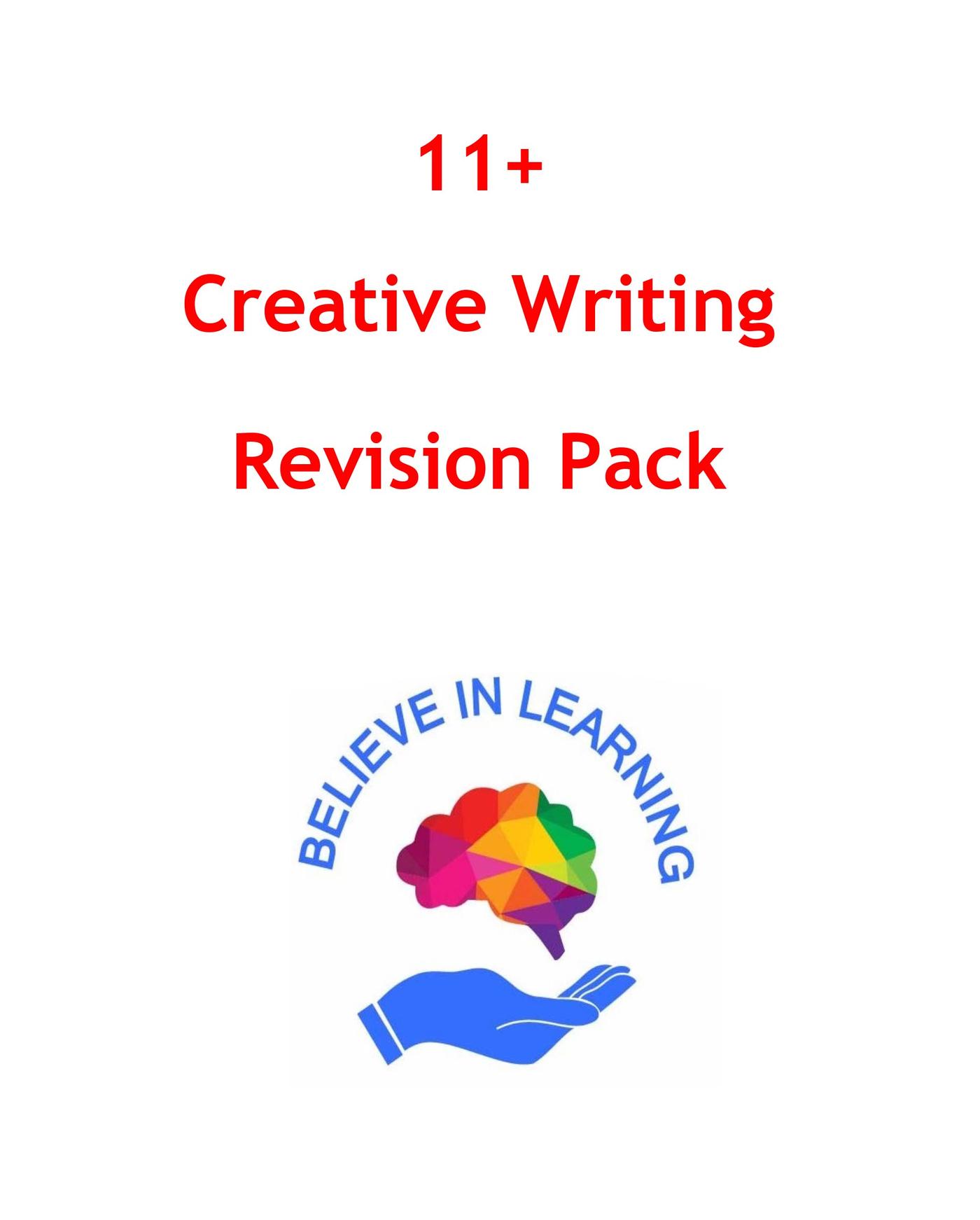 11+ Creative Writing Revision Pack
