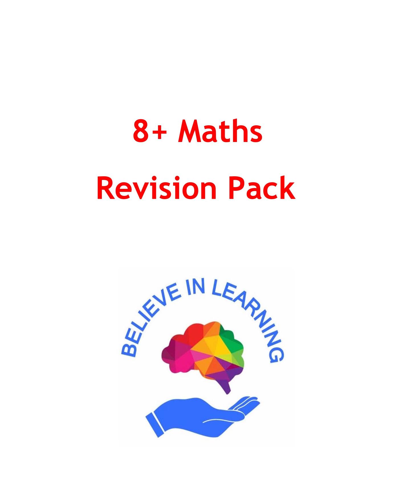 8+ Maths Revision Pack